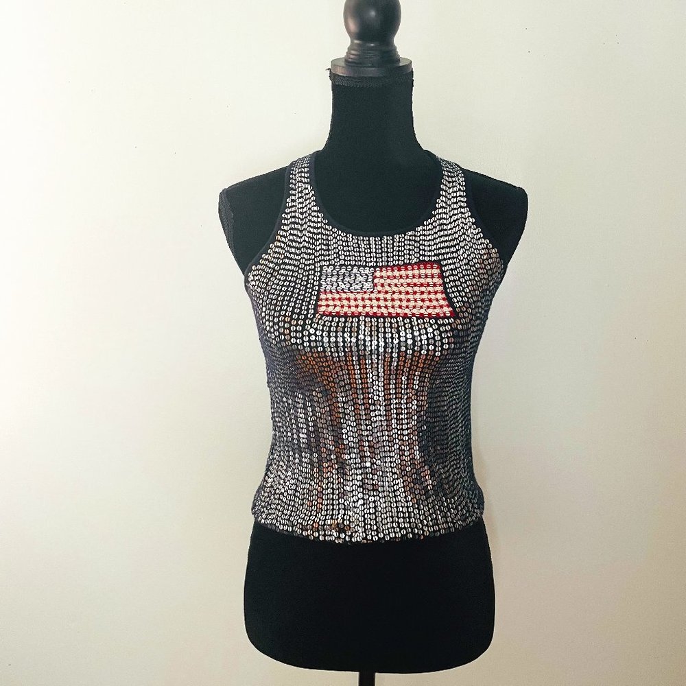 Vintage RALPH LAUREN Sequin Tank Top,  Small